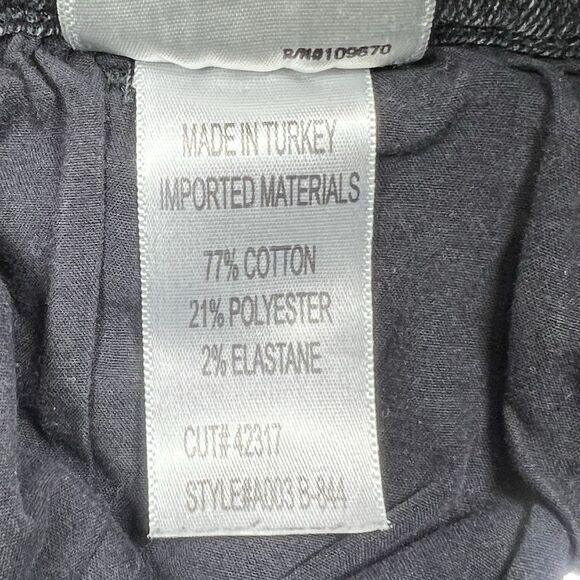 AGOLDE Jean Shorts Women’s 28 Light Denim High Rise Button Fly Cutoff Frayed - Picture 11 of 13